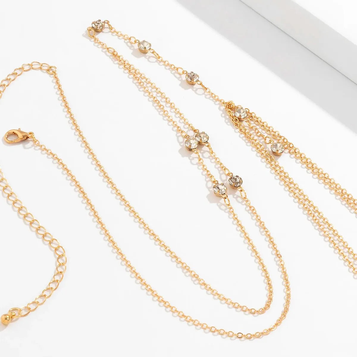 New Sexy Multilayer Rhinestone Belly Body Chain for Women Bohemian Summer Bikini Tassel Chest Waist Body Jewelry Accessories