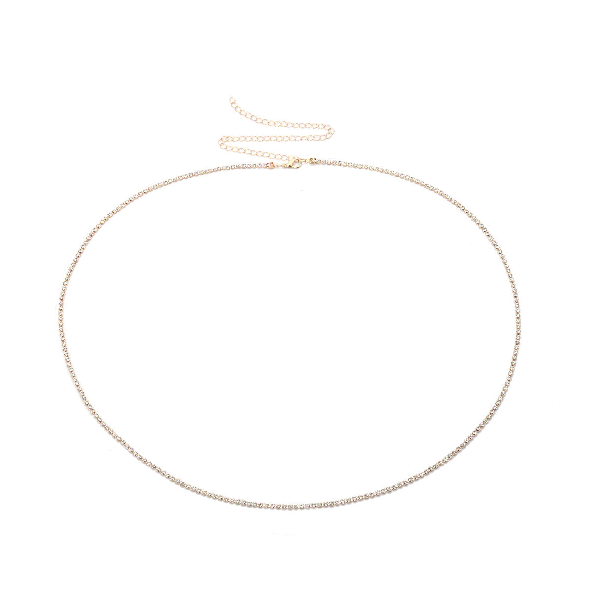 Tennis Rhinestone Body Waist Chain
