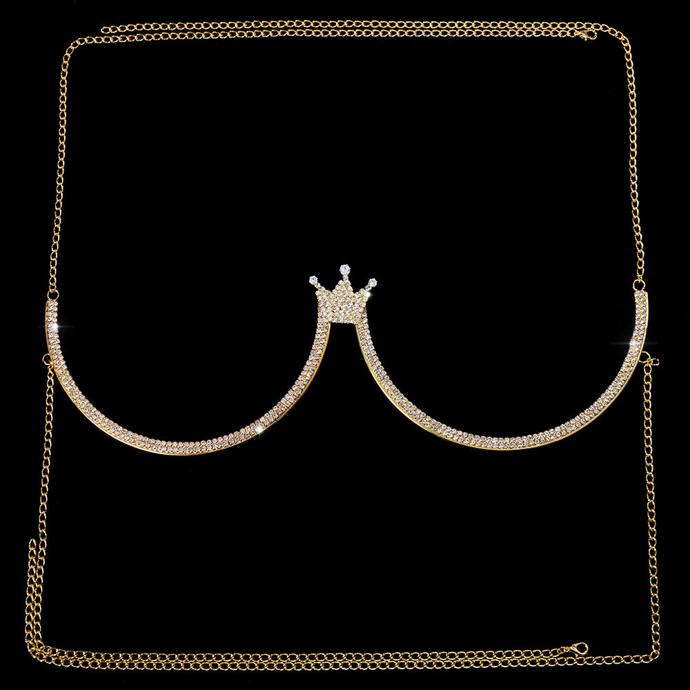 Baddie Crown Chest Bracket- La Reina