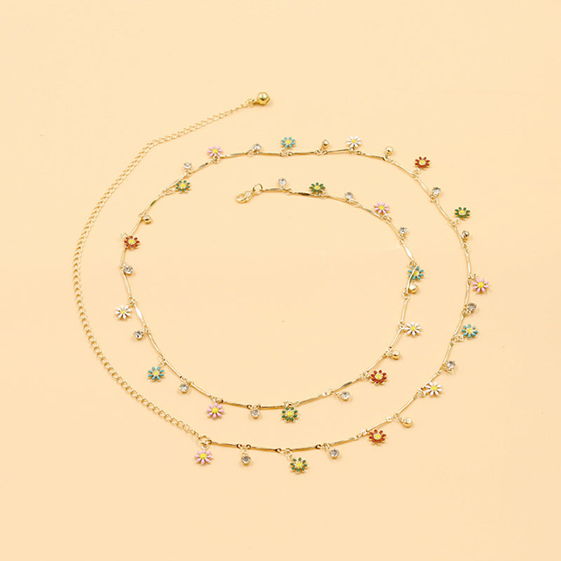 Tennis Rhinestone Body Waist Chain