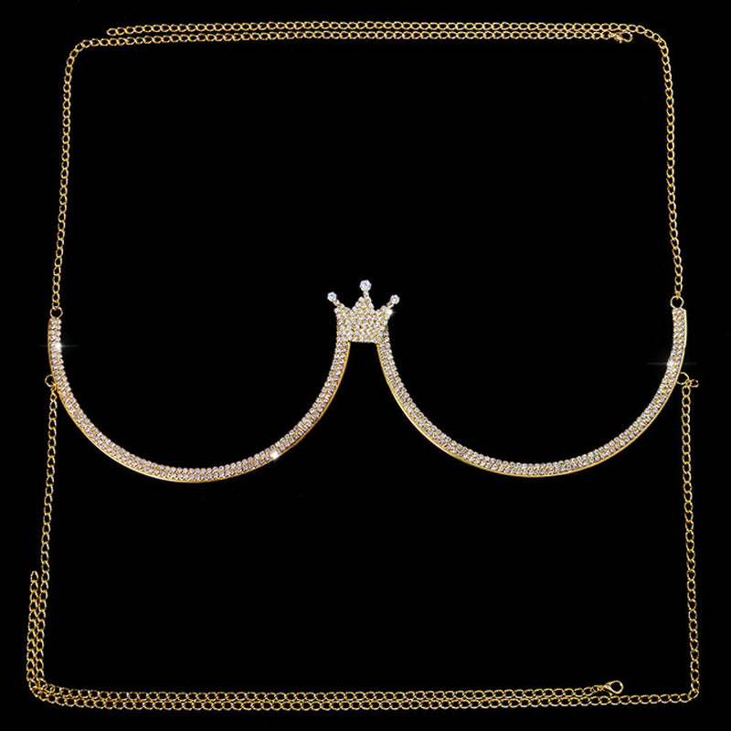 Baddie Crown Chest Bracket- La Reina