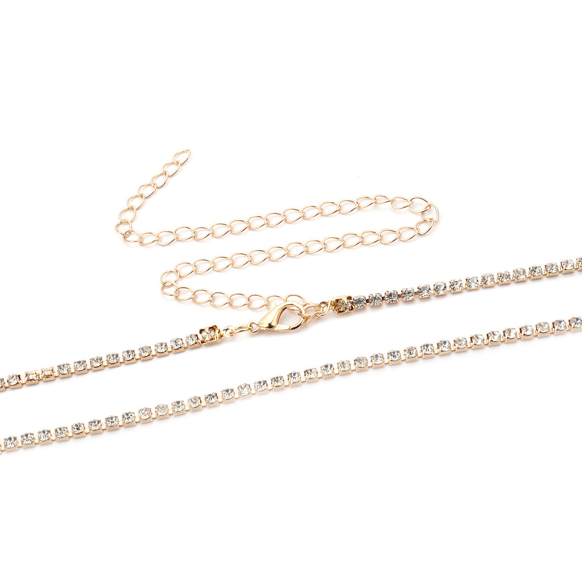 Tennis Rhinestone Body Waist Chain